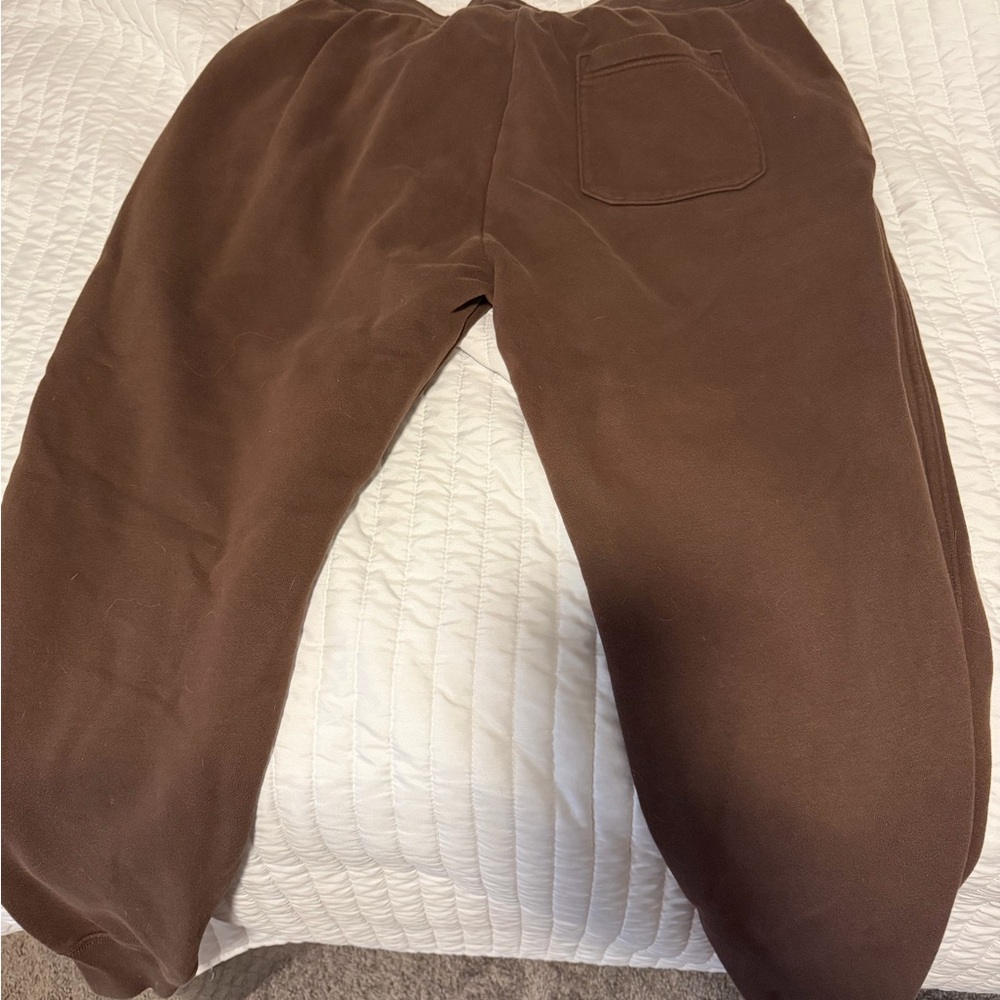 Abercrombie & Fitch Relaxed Soft A&F Essentials Brown Joggers
